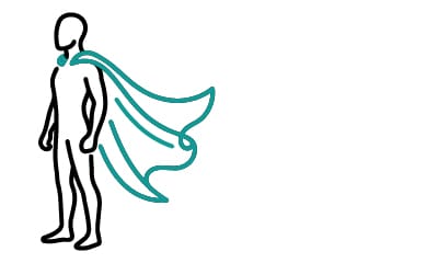 Illustration zur persönlichen Entwicklung für Menschen, die Coach werden möchten: Reflexion, Selbstklärung und klare Haltung